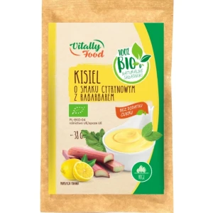 BIO Kisiel Cytrynowy z Rabarbarem  38 g