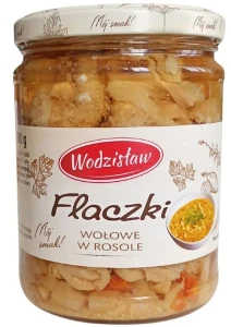 Flaczki wołowe w rosole 500 g