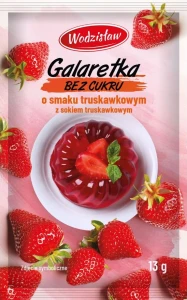 Galaretka Bez Cukru Truskawkowa 13g 