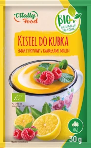 BIO Kisiel do Kubka Cytrynowy z Malinami 30g