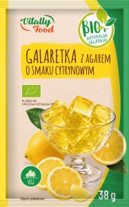 BIO Galaretka z Agarem Cytrynowa 38 g