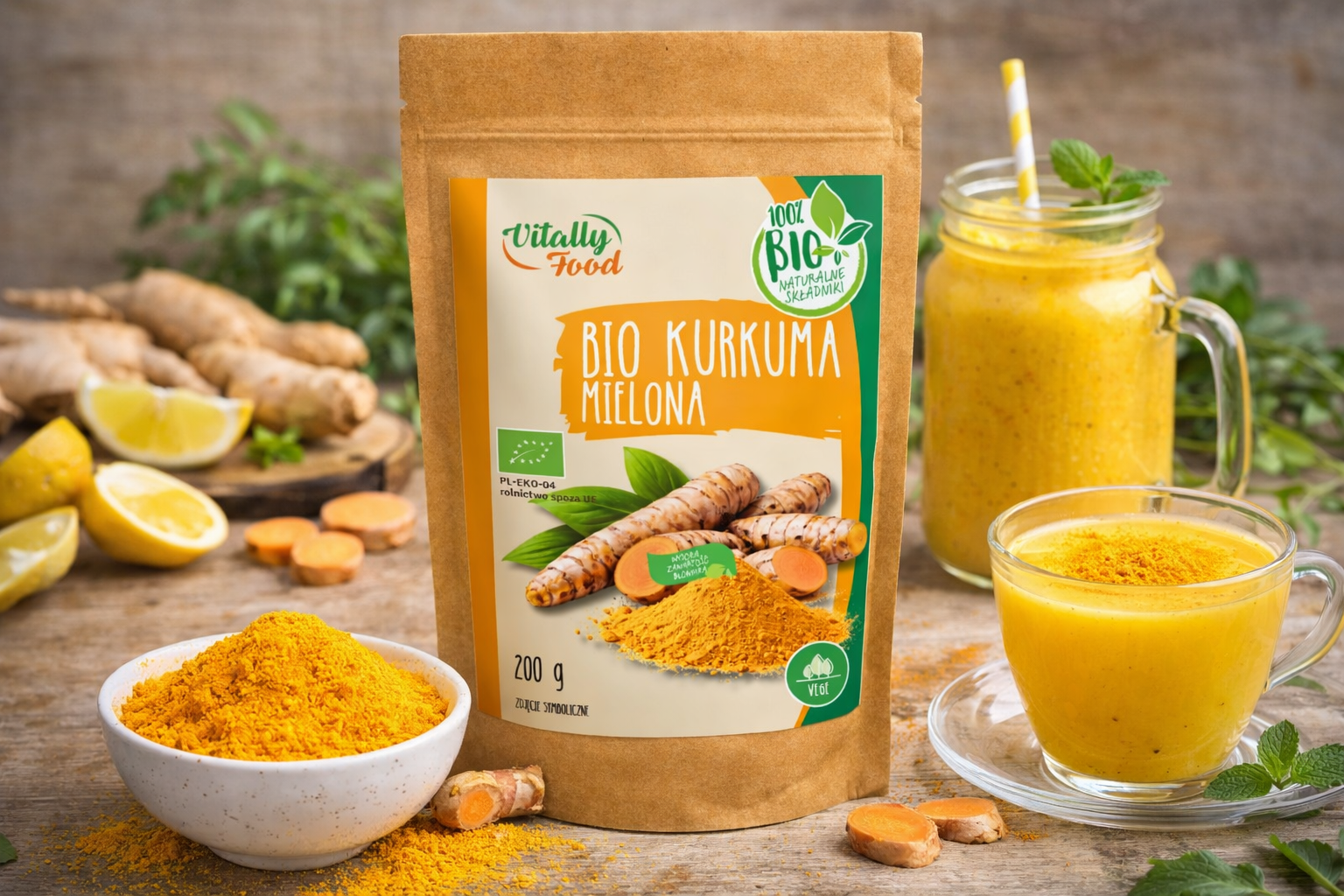 BIO kurkuma w proszku – zastosowanie, właściwości i pomysły do codziennej kuchni